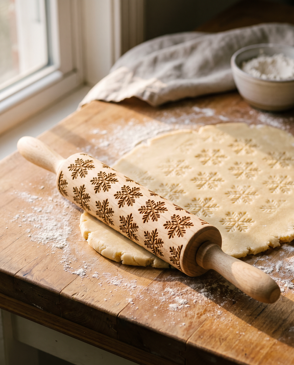 Rolling Pin — custom laser engraving