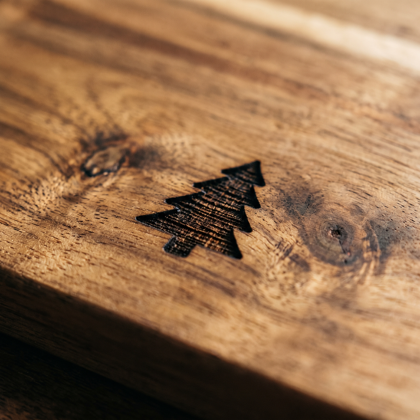 Custom Engraved Acacia Cutting Board — 8x10 with Juice Groove