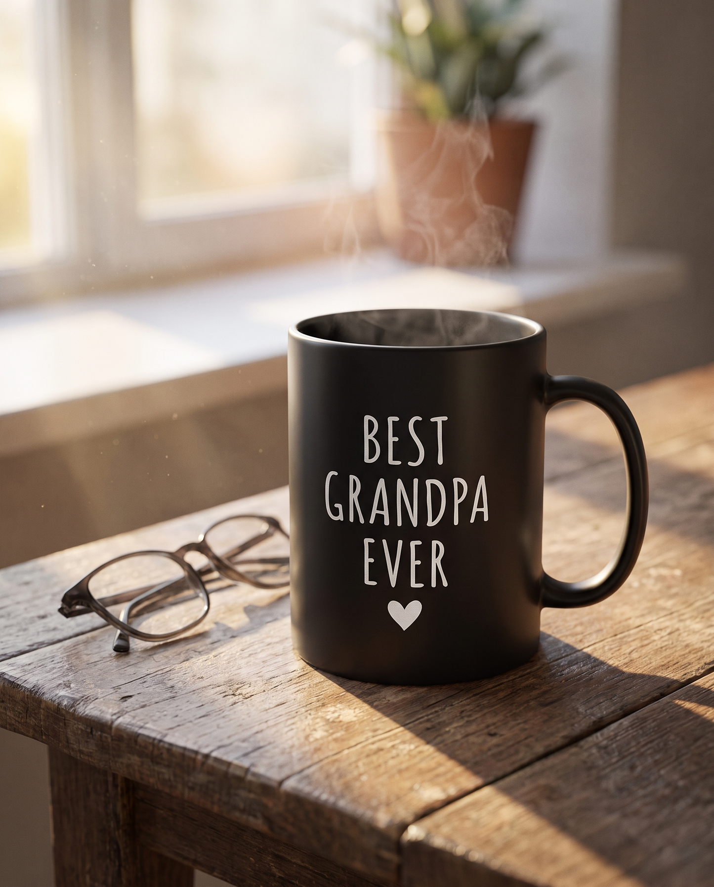 Personalized Ceramic Coffee Mug - laser engraved by Little Lab Co., Watertown NY
